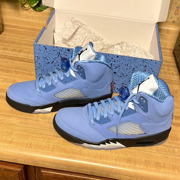 Jordan Air Jordan 5 Retro SE Box - Blue and Black Speckle - Picture 7 of 10